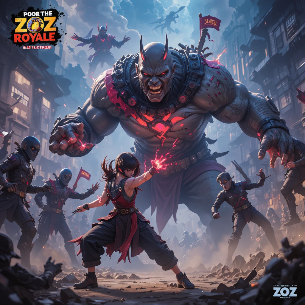 Mode Zombie x Battle Royale: 100 Pemain vs Bos Raksasa di ZOZ: Final Hour!