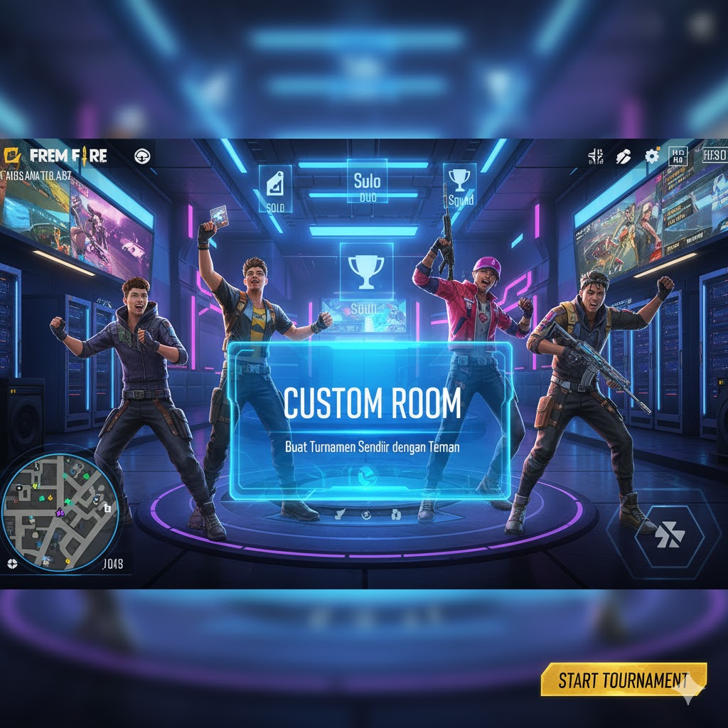 Custom Room Free Fire: Buat Turnamen Sendiri dengan Teman