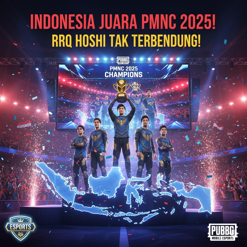 PUBG Mobile Esports: Indonesia Juara PMNC 2025, RRQ Hoshi Tak Terbendung!