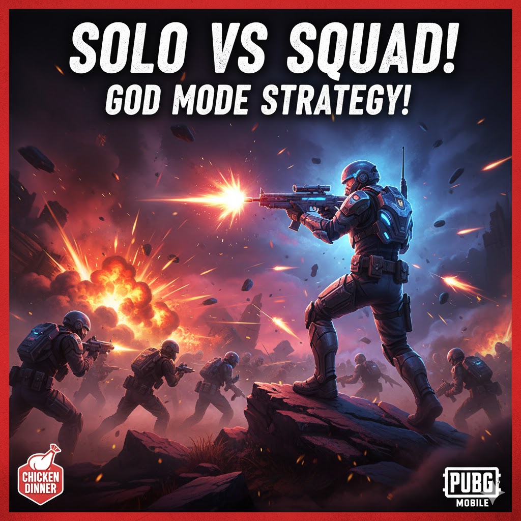 Tips Chicken Dinner PUBG Mobile Solo vs Squad 2025: Strategi Ampuh Menang!