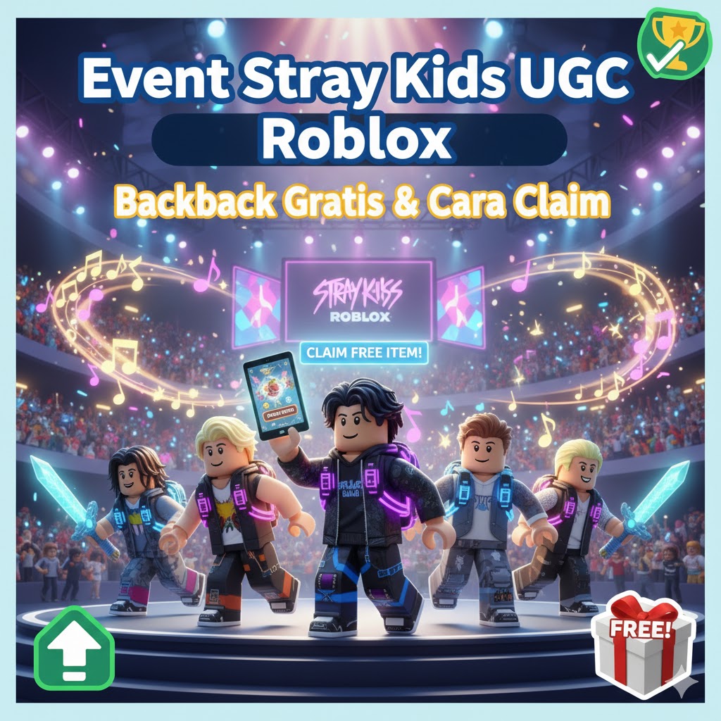 Event Stray Kids UGC Roblox: Backpack Gratis Cara Claim