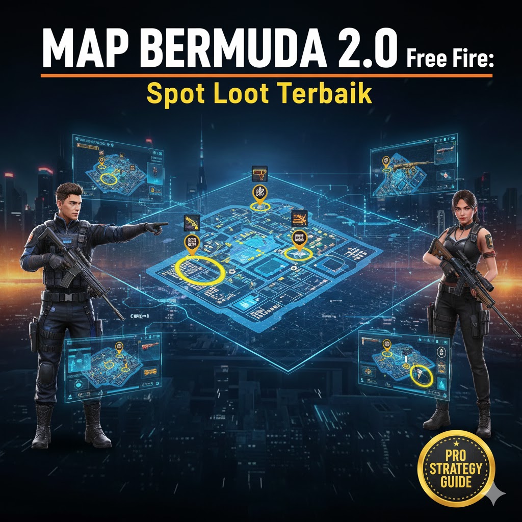 Map Bermuda 2.0 Free Fire: Spot Loot Terbaik