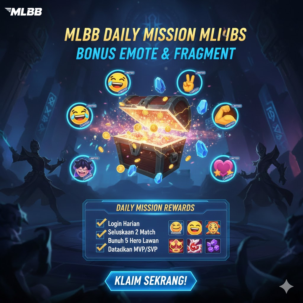 MLBB Daily Mission: Bonus Emote & Fragment Harian!