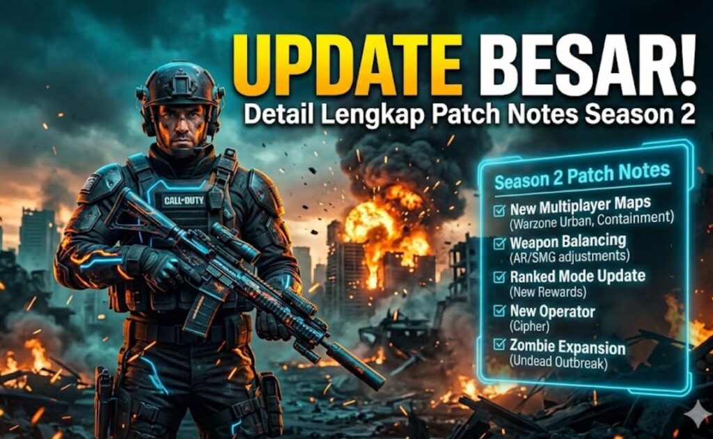Update Besar! Detail Lengkap Patch Notes Black Ops 7 Season 2 yang Wajib Anda Tahu